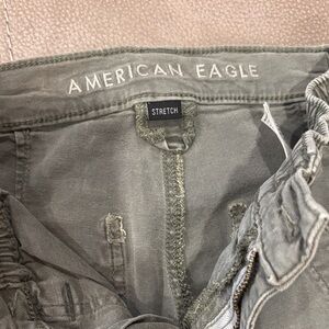 American Eagle Outfitters Women's Stretch Pants - Olive